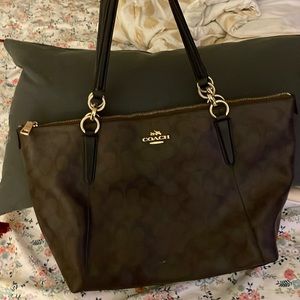 Coach Ava Sig Logo Shoulder Bag Tote F58316